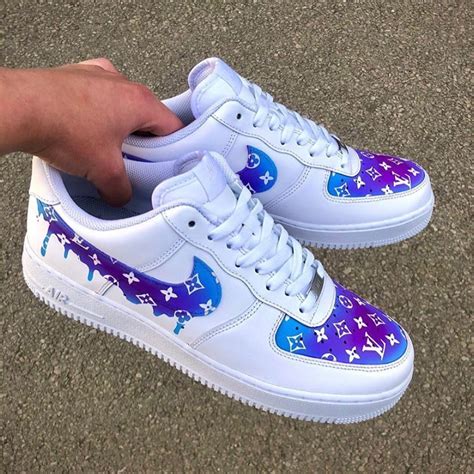 louis vuitton air forces blue|custom louis vuitton air forces.